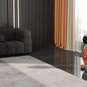 Household floor-mounted trolley shelf multi-layer snack storage shelf multi-functional living room movable organizing shelf