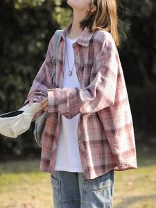 New Spring Retro Loose Big Size Shirt
