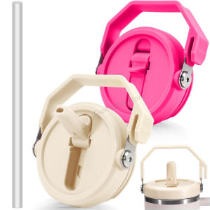 40oz Leakproof Lid Only For Stanley Quencher Tumbler Detachable Flip Straw With Handle Lid Cover For 40oz Stanley Cup Accessorie