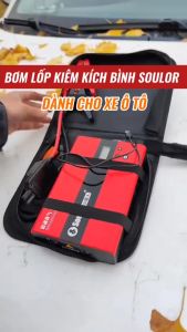 Bơm Lốp Kiêm Kích Bình Soulor Đa Năng Cao Cấp