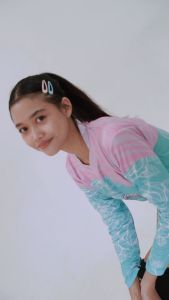 Jersey Voli Cewek Stelan Fullprint Kaos Voli Wanita Set