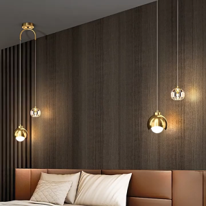 Đèn Pha Lê Thả Trang Trí Đầu Giường – Phong Cách Hiện Đại Nhẹ Nhàng Sang Trọng (Light Luxury)
