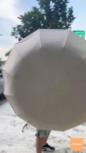 FREE Foldable Shopping Bag for 60 Ribs EXTRA-Large Umbrella Anti-UV. Windproof 105CM Wide [AUTO] Payung Lipat