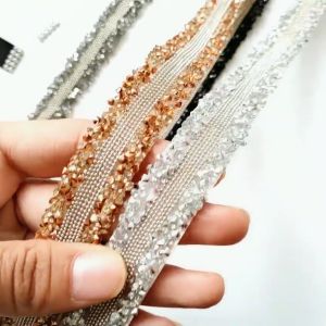 European and American style ladies luxury crystal diamond waist chain party wedding belt ladies dress fashion