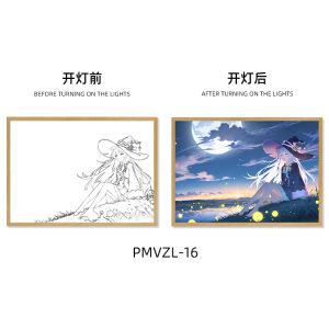 Đèn Ngủ Anime Ilaria Magic Journey Đồ Trang Trí Phòng Ngủ Đồ Chơi Thủ Công Bằng Nhựa Chất Liệu Pha Lê Đèn Ngủ Nhỏ Đồ Trang Trí