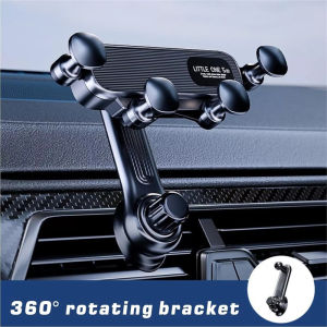OUHOE | 360 Degree Rotatable Car Air Vent Mobile Phone Holder Universal 4.7‑7 Inch Telephone Stand Interior DIY Replacement Spare Part