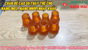 Chân Đế Cao Su Của Nạng Inox Nạng Nhôm - Phụ Kiện Thay Thế Đế Nạng Cao Su Chống Trơn Trượt - 01 Chiếc