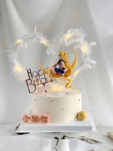 Moon Princess Cake Decoration Ornaments Girls Goddess Baking Birthday Accessories Festive Supplies Gift Decoration