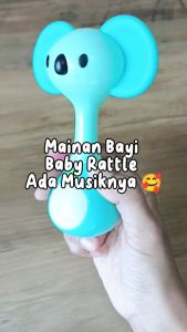 Mainan Anak Bayi Rattle Lucu Hola Mini Rattle Karakter Lion Rabbit Elephant Giraffe Cat Chicken Kidu Toys