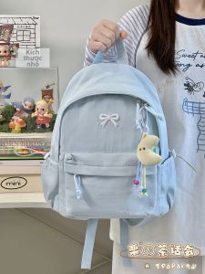KDMILD | Balo Nữ Mini Phối Nơ Xinh Xắn