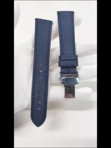 Sailcloth Watch Strap 20mm 22mm for Omega for Seiko Business Nylon Butterfly Buckle Waterproof Men Women Quick Release Watchband