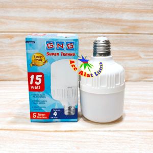 Bohlam Lampu LED 15 Watt Cahaya Putih Fitting E27
