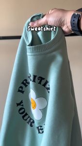 Sweater Crewneck Motif Anak Laki-Laki Perempuan Warna Almond | Find The Happy