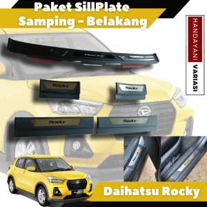Paket Sillplate Injakan Samping Belakang Mobil Daihatsu Rocky 2022 2023