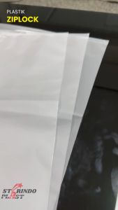 Ziplock Pouch Travel Polos Zipper Storage Bag Tas Pemisah Barang Tebal