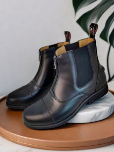 Leather Equestrian Boots Riding Short Boots Children Adults Men Women Riding Shoes Wear Resistant Horse Boots Genuine Leather