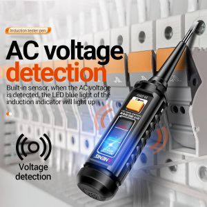 ANENG | 24-250V Professional AC Voltage Detection Pen Highlight Color Light Electrician Screwdriver NCV Electricity Pen Electrical Tools