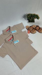 CLODIO POLO SHIRT ANAK | LIGHT BROWN