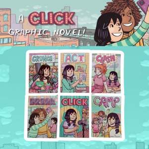 A Click Graphic Novel หนังสือวรรณกรรมภาษาอังกฤษ เรื่องราวของเด็กประถมปลาย เซต 6 เล่ม