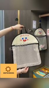KW Underwear Socks Hanging Storage Bag Closet Organizer Hanging Bag Clothing Organization