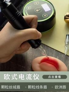 Current Instrument Tattoo Particles Eyebrow Mist Eyebrow European Lip Point Tattoo Eyebrow Bleaching Lip Small Tattoo Full Polishing All-in-One Machine Tattoo Machine