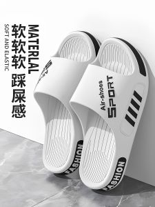 Dép Nam Chống Trượt Thoáng Khí Mùa Hè Dùng Trong Nhà Dùng Trong Nhà Tắm Dép Đi Trong Nhà Đế Bằng PVC Đế Dày Thoáng Khí