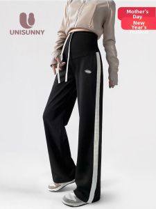 unisunny | Maternity Pants Straight Leg Wide Leg Trousers