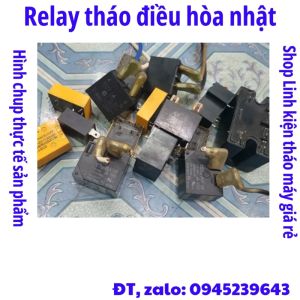 039 - Relay NF4EB-12V JQX-15F DI1U JQC-25F-018-H 841-P-2A-C-H tháo máy