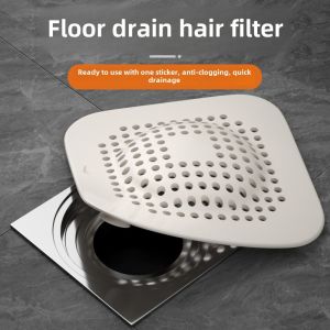 Sewer Floor Drain Cover Toilet Bathroom Anti-Hair Hair Filter Net Silicone Wash Basin Water Leakage Anti-Fantastic Unblocking Product
