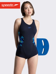 Speedo Womens One-Piece Swimsuit Summer Slimming Belly Cover Chlorine Resistant Quick Dry Thermal Spa Swimming Costume