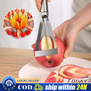 【Local Delivery】 Stainless Steel Diy Platter Decoration Fruit Carving Knife Fruit Artifact Triangle Vegetable Cutter Non-Slip Kitchen Gadgets Fruit-Carving-Knife