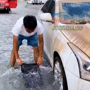 Khăn lông cứu 2 lớp lau xe đa năng siêu thấm hút - 30x60 loại 2 lớp