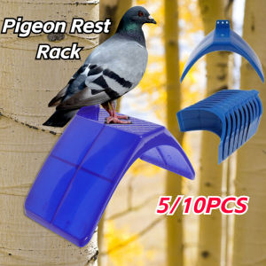 5/10PCS Cage Dove Rest Perches Budgie Accessories Striped Bass Practical Pigeon Stand Perching Rack Plastic
