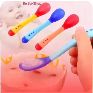 Thìa ăn dặm Thìa báo nóng thông minh cho bé từ 5 tháng tuổi