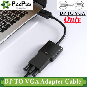 DisplayPort (DP) to VGA Adapter DP Male to VGA Female Adapter Compatible with Computer Desktop Laptop PC Monitor Projector HDTV