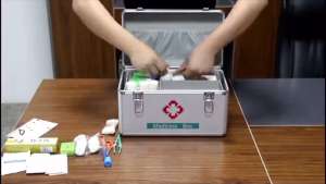 18-3 layer Household Medicine Box Aluminum Alloy Double Open Multi-Layer Medicine Cabinet Wall-Mounted First Aid Storage Box Medicines Box Medicines Box Wall Mounted Medicines Box 3 Layers - Lazada