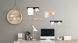 10PC self-adhesive frameless felt bulletin board set suitable for wall mounting message boards includes colored pins perfect for posting photos memos and sticky notes suitable for use as decoration in home offices classrooms