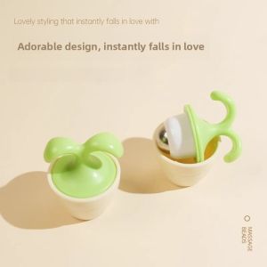 Lymphatic Massage Tool Single Bead Roller Massager Flower Seedling Tree Seedling Acupoint Eye Massage Bead Health Care Equipment