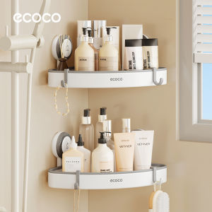 ecoco | Wall-mounted Suction Corner Shelf