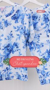 [Mua 3 giảm 20% mua 2 giảm 15%] Bộ Đồ Thun Lửng Nữ Vincy Thoáng Mát BTL026S11