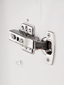 304 Stainless Steel Engsel Sendok Hidrolik 165°/ Untuk Pemasangan Pintu Lemari Dapur