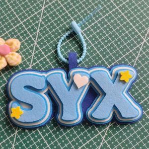 Non-Woven Fabric Keychain Bag Charm Music Festival Support Suyanxuan Pendant Accessory Trendy Fashionable Bag Decorations