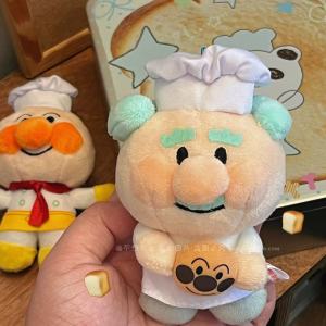 Plush Doll Keychain Pendant Bread Superman Pendant Cute Cartoon Jam Grandpa Plush Doll Hanging Ornament Girl Heart Keychain Gift