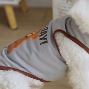 Áo mèo áo cho chó áo thun đồ cho mèo áo dễ thương vải cotton họa tiết gấu hoạt hình dễ thương cho thú cưng chó mèo size nhỏ vừa#A085