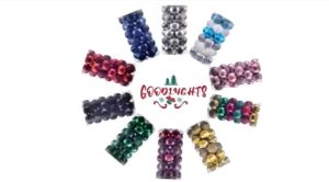 Glittery/Matte/Glossy Christmas Balls  20in1 Xmas Tree Hanging Balls 3cm/4cm/5cm/6cm SQ-07-10