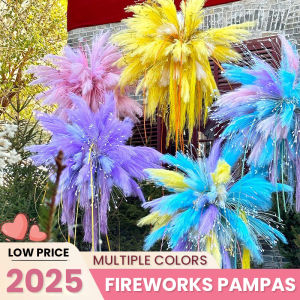 【COD+IN STOCK】100Pcs Reed Bunch Pampas Wedding Flower Bunch Bulrush Bouquets Flavorful Small Durable Home Decoration