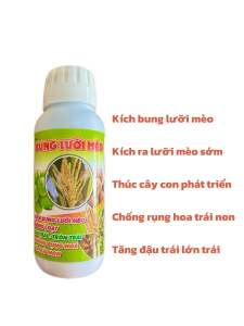 PHÂN BÓN BUNG LƯỠI MÈO CHAI 500ML GIÚP BUNG LƯỠI MÈO ĐỒNG LOẠT CHỐNG RỤNG HOA VÀ TRÁI NON TĂNG ĐẬU TRÁI LỚN TRÁI SAI QUẢ