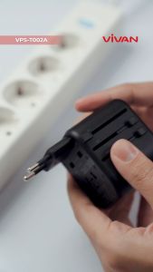 VIVAN Travel Adaptor 12W VPS-T002A: Colokan Listrik Fast Charging & Garansi Resmi 1 Tahun