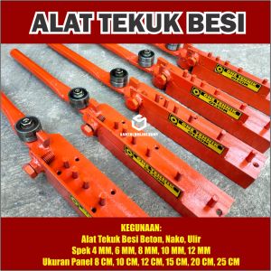 Alat Tekuk Besi Penekuk Besi Begel Cakar Ayam Spek 4 6 8 10 mm Besi Beton Nako Ulir