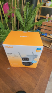 Camera Ngoài Trời Imou Cruiser Dual 2C 4G 6MP (3MP+3MP) - Dùng Sim 4G 2 Mắt Quan Sát Có Màu Ban Đêm Cảnh Báo Chớp Đỏ Xanh